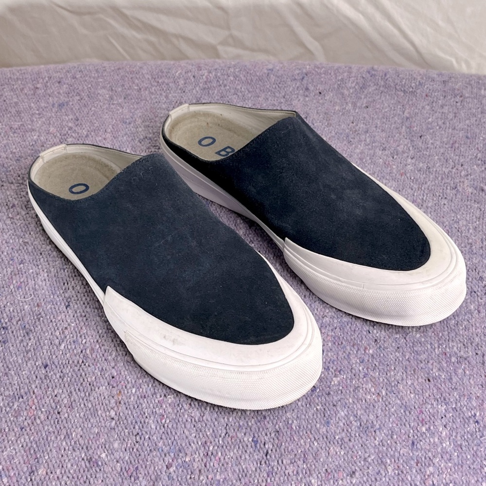 Obra Suede Mule Wrap Shoes - Size